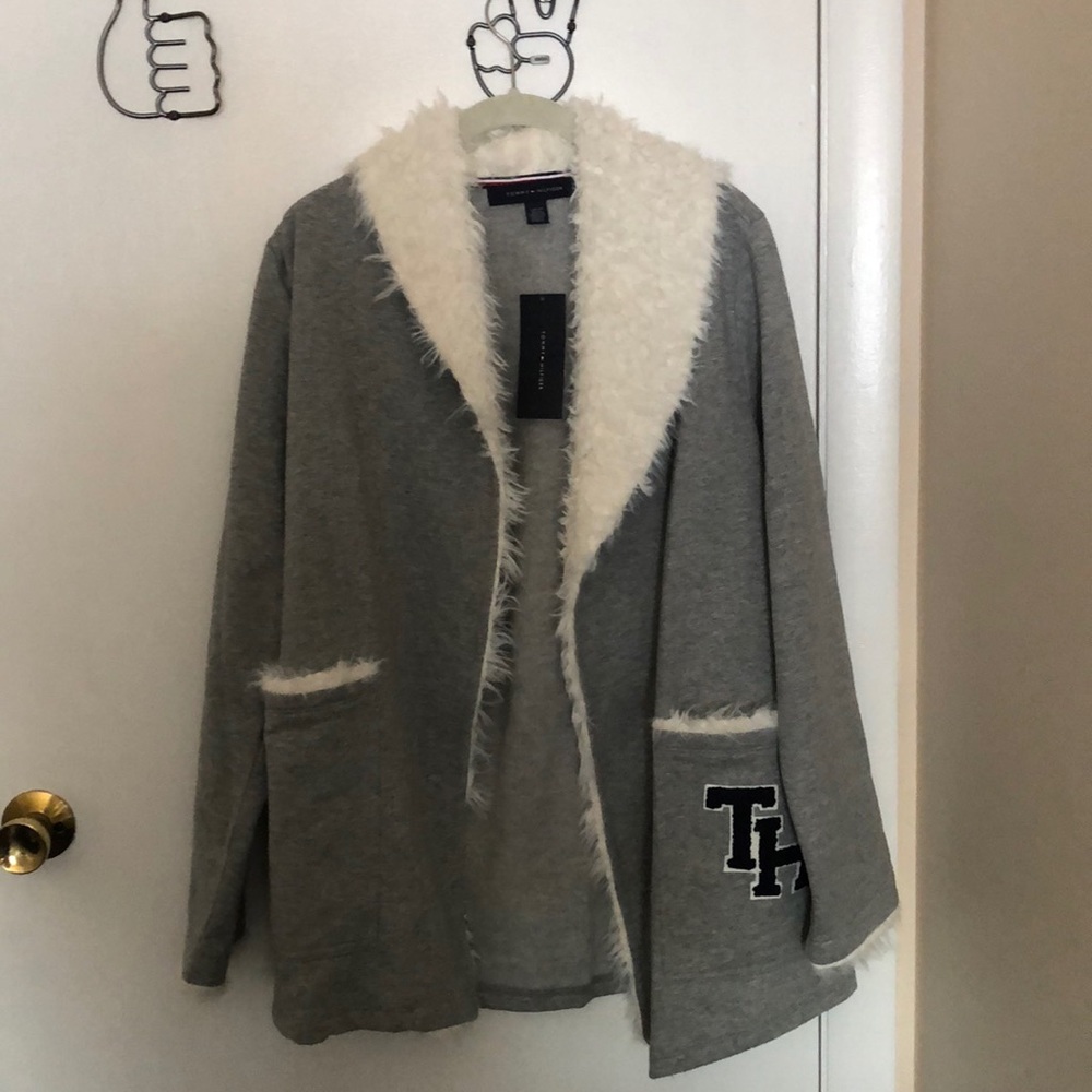 NWT Tommy Hilfiger Soft Sherpa Cartigan